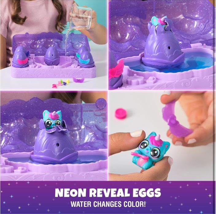 Набір Hatchimals Neon 5 міні-фігурок у сюрприз-ячейках