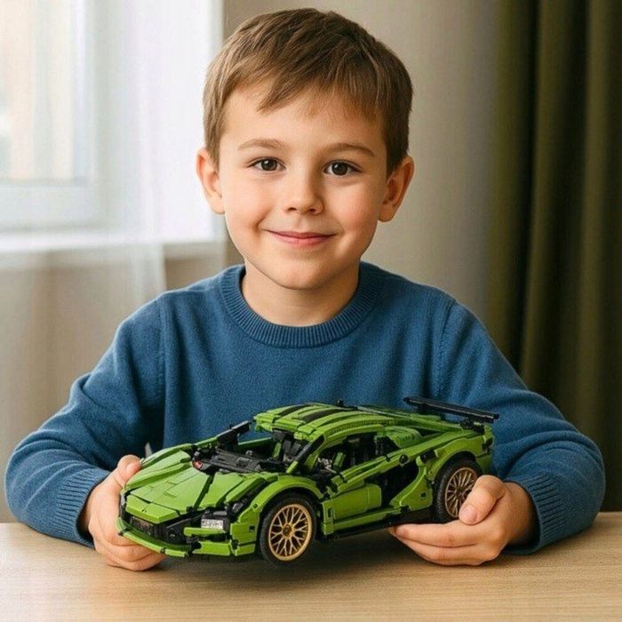 Klocki zestaw samochód Lamborghini 1280 elementów 1:14