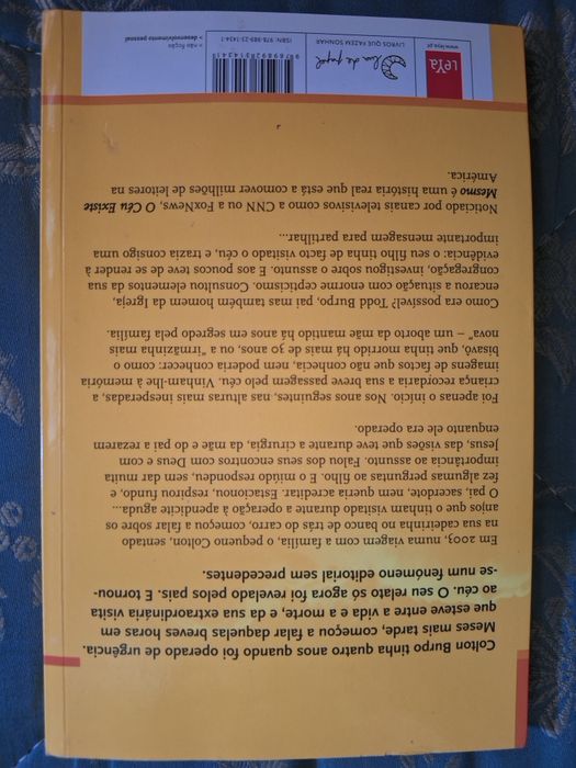 Livro " O ceu existe mesmo "