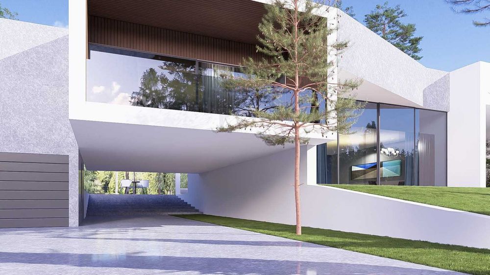 3D modelação e renderização.