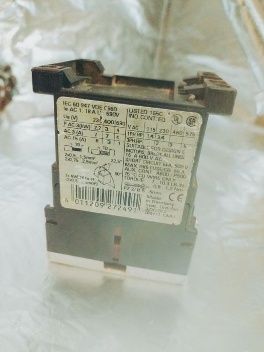 Styczniki Siemens Sirius 10E 40E 22E 31E każdy rodzaj po 3 sztuki