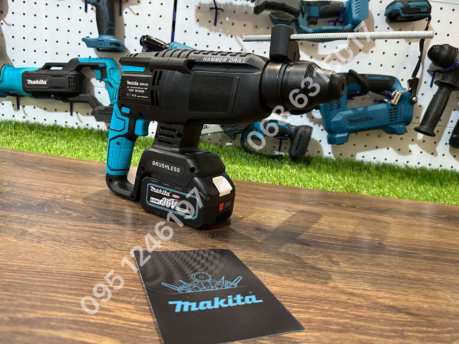 Аккумуляторный Перфоратор Makita DHR202BL 36V 8Ah Сила удара 3.3 Дж