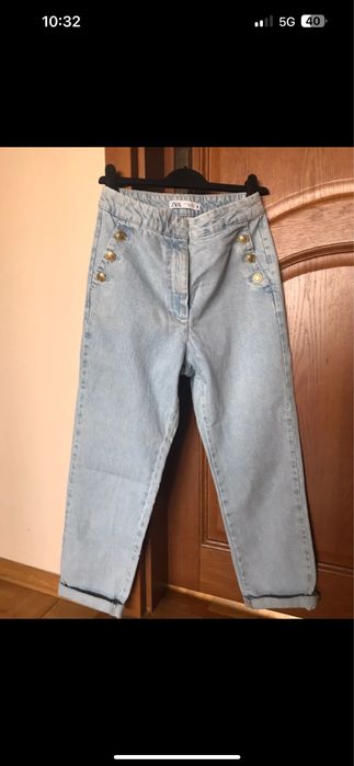 Spodnie jeansy Zara M nowe bez metki