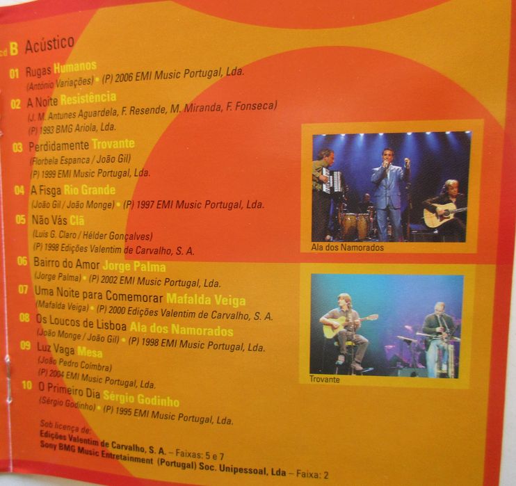 Ao Vivo - - - - - [50 Anos de Música Portuguesa] - - - - - 3 X CD