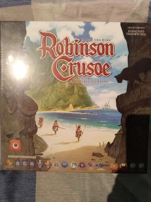 Robinson Crusoe gra planszowa, nowa, folia