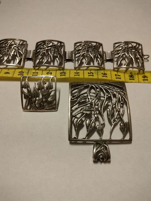 Duży zestaw biżuterii srebro 925