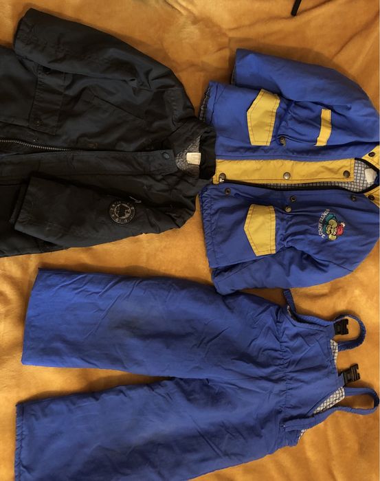 Комплект теплих освніх речей на хлопчика від 1,5 до 2,5 років