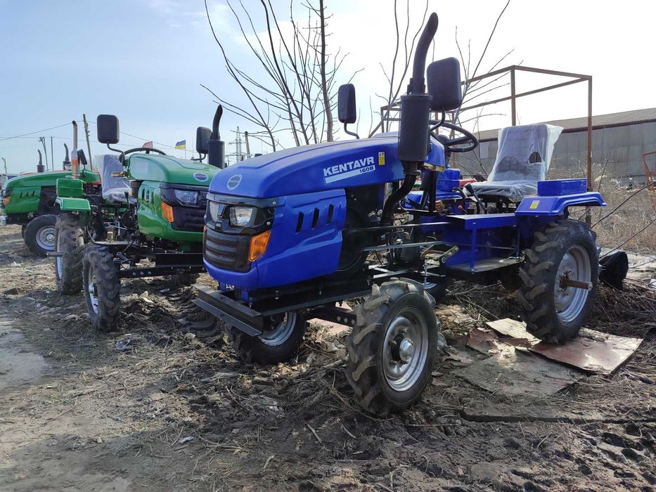 Кентавр 160В Мототрактор с фрезой и плугом Доставка к дому