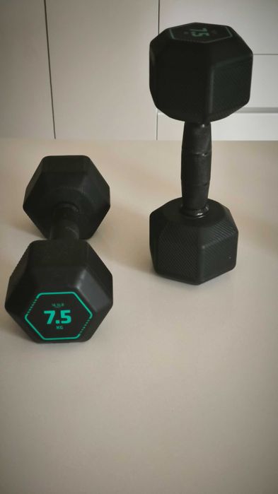 Halteres hexagonais 7,5kg