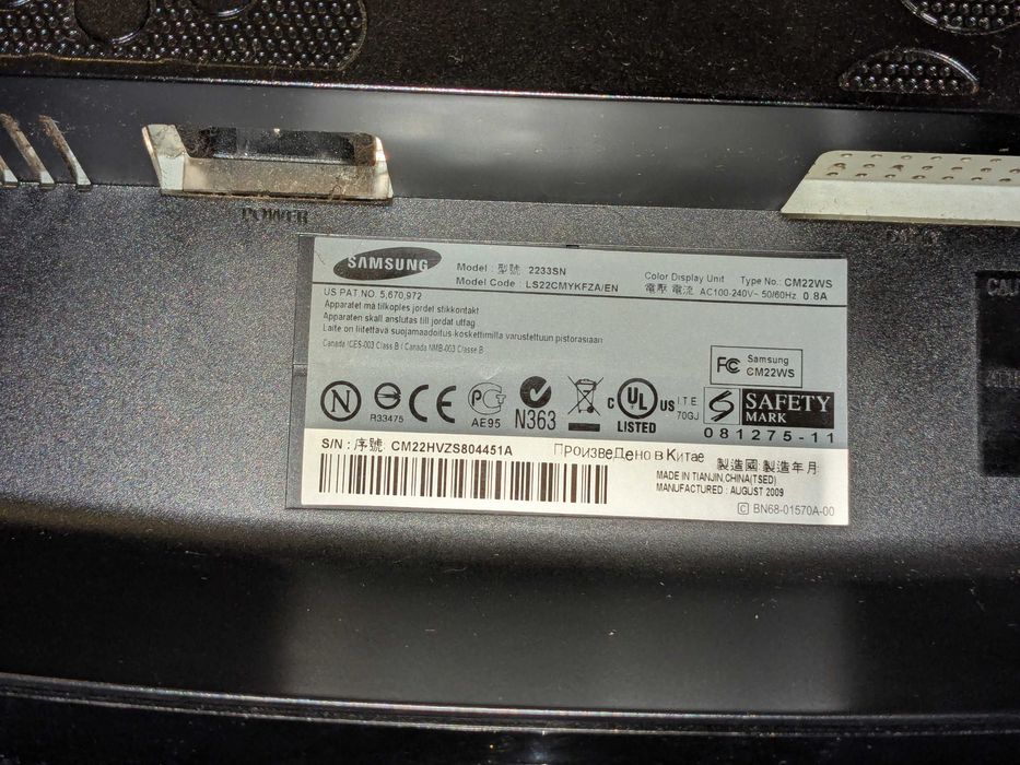 monitor 21,5 cala, 1920x1080