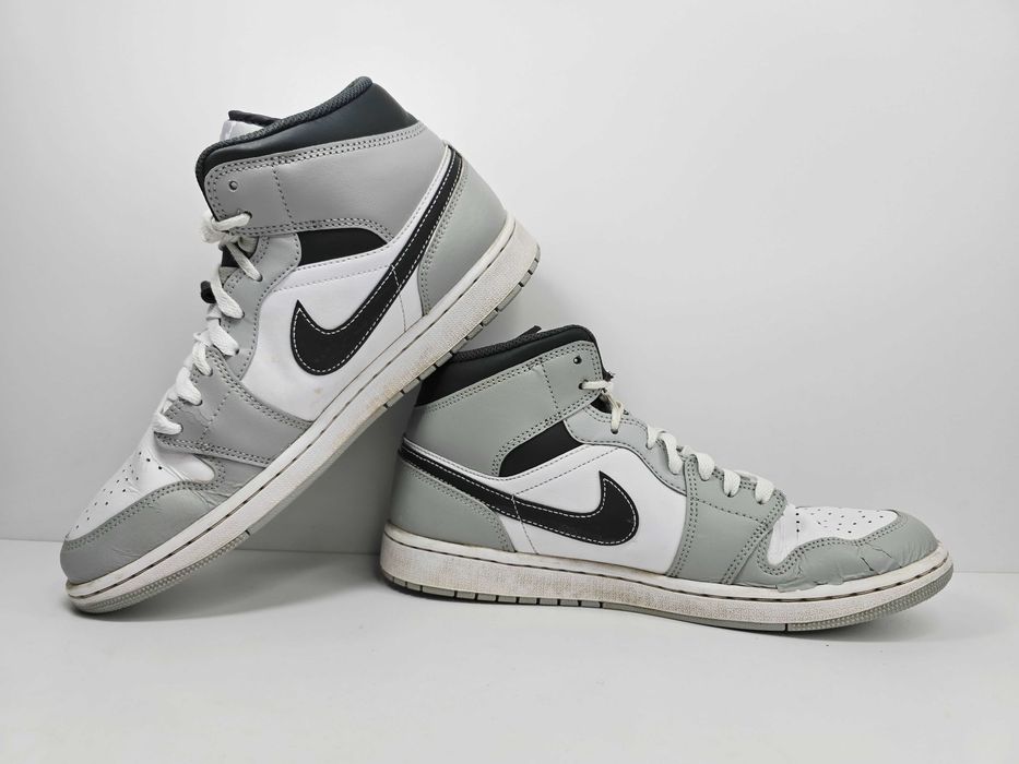 Buty Nike Air Jordan 1 Mid "Light Smoke Grey" Anthracite 44 eu