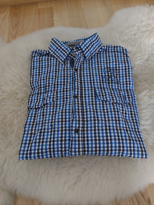 Firmowa koszula męska na zatrzaski roz.M