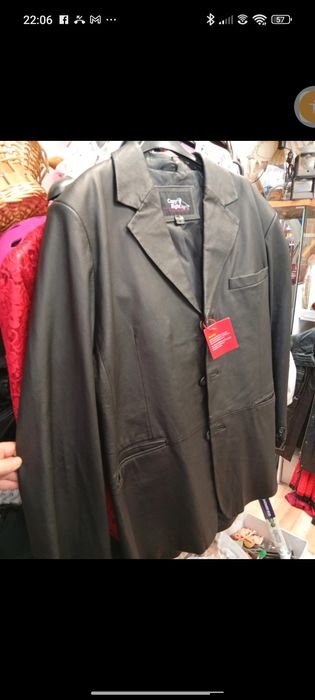 Marynarka skórzana skóra naturalna