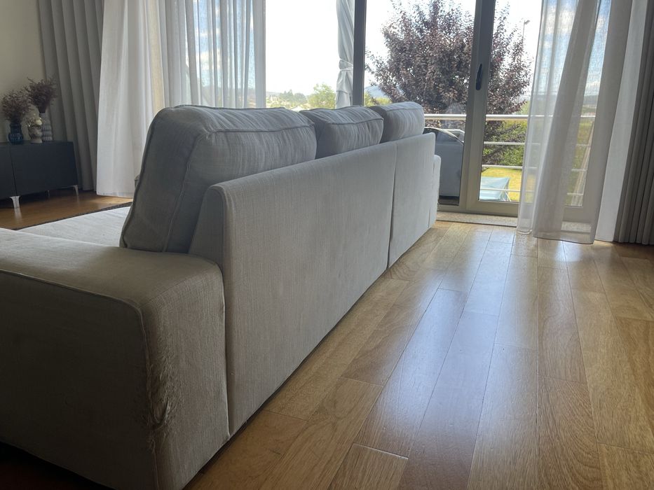 Sofa 3 lugares + chaise longue KIVIK
