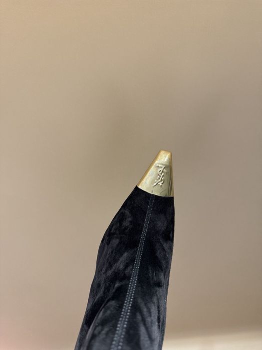 YSL сапожки натуральные сапоги ботинки ботфорты saint laurent туфли