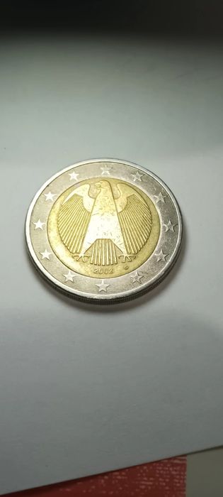 Moeda Alemanha 2002 G- considerada rara
