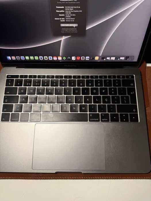 Macbook pro 2017 / 512 GB disco / 16 GB ram