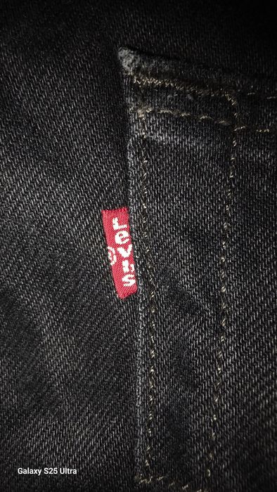 Levi Strauss jeansy czarne dżinsy 32/34