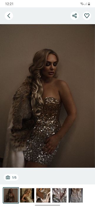 Платье  шикарное  коктельное