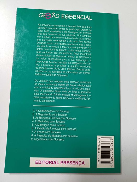 Malcolm Secrett - Orçamentar com sucesso