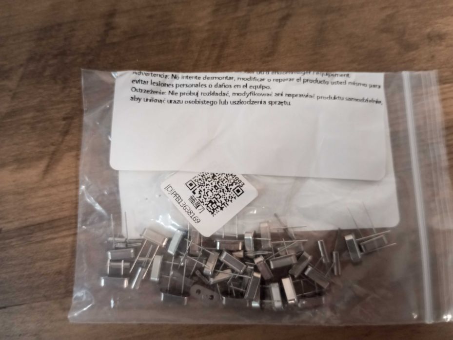 50 peças, 10 valvue quartz crystal