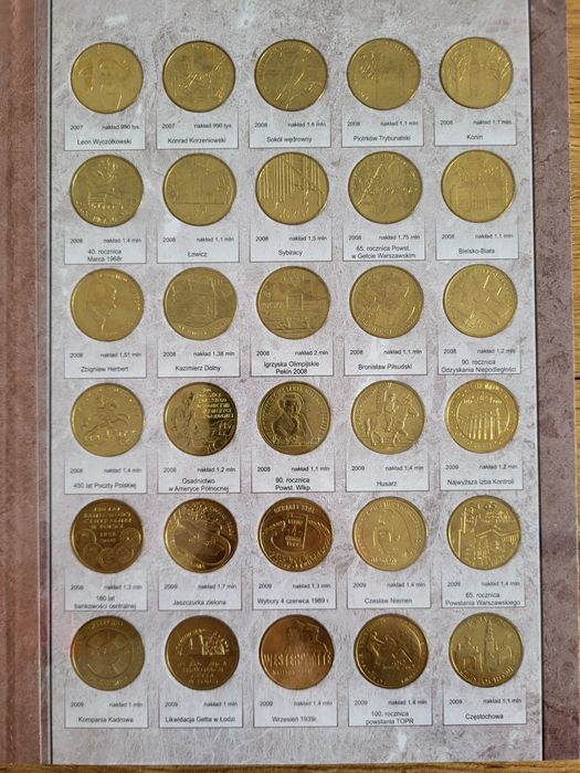 Monety 2zł 5zł komplet kolekcjonerskie GN Gold Nordic