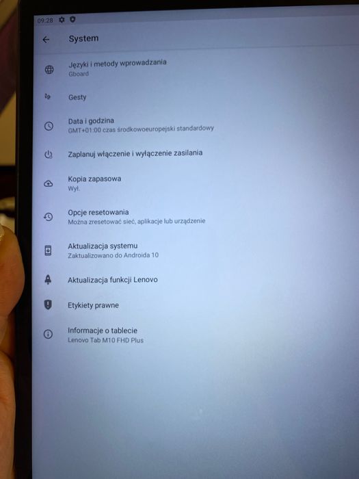 Tablet Lenowo TAB M10 fhd Plus