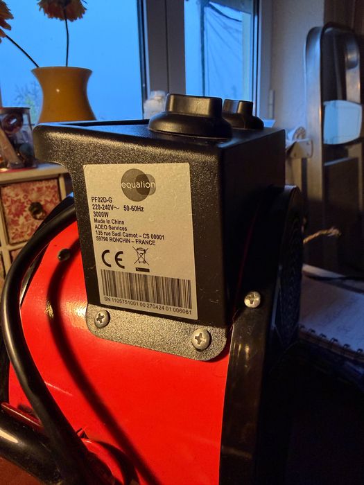 Aquecedor portátil 3000w