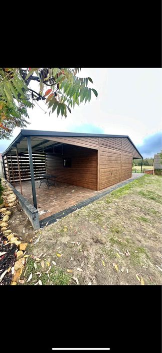 Garaż  Drewnopodobny 14x6 13x6 12x6 11x6