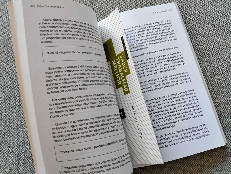 Livro "Saber trabalhar melhor" de Mark Goulston