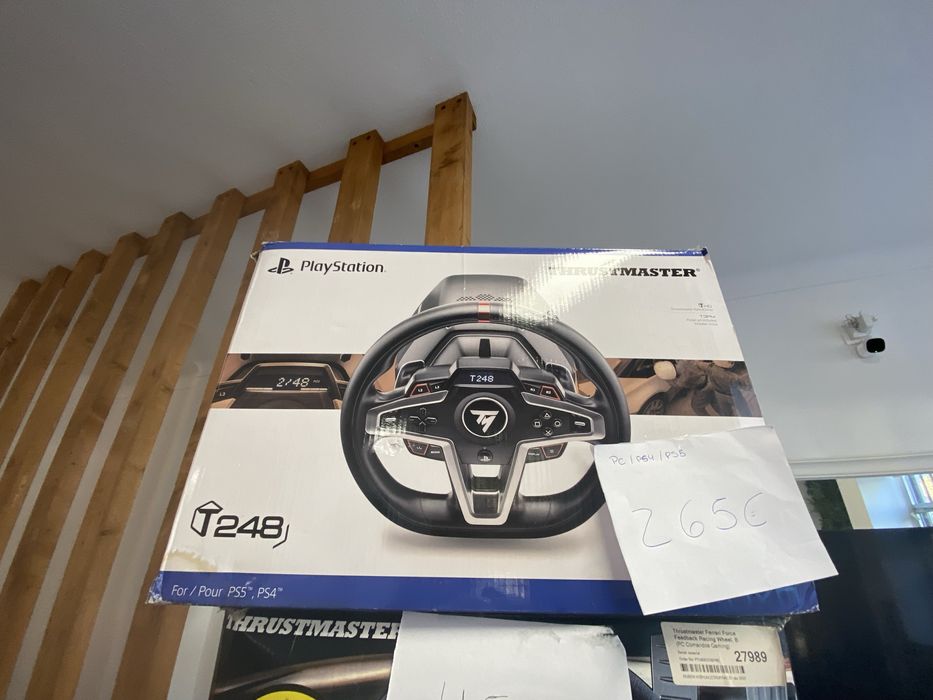 Volante e pedais ps5/ps4 e pc