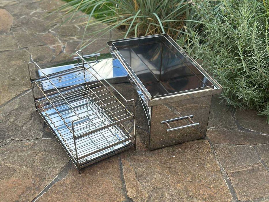 Коптильня горячего копчения‼️Нержавеющая сталь 2️⃣мм‼️