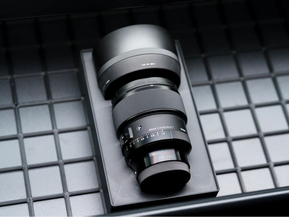 Suporte "Gridfinity" Compativel Lente Sigma 85mm f1.4 (Sony E-Mount)