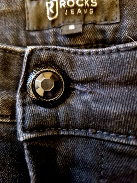 Oryginalne Spodnie czarne Rocks Jeana Demi rozm.S