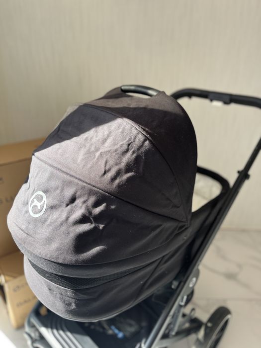 Коляска 2 в 1 Cybex Balios S Lux 2023 Moon Black