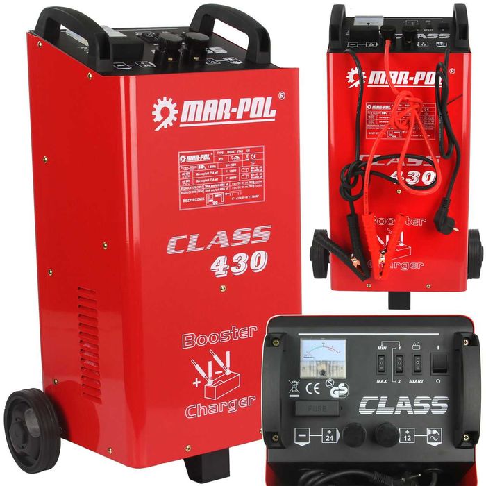 Prostownik z rozruchem Class 430 400A 12V/24V M82512 NOWY