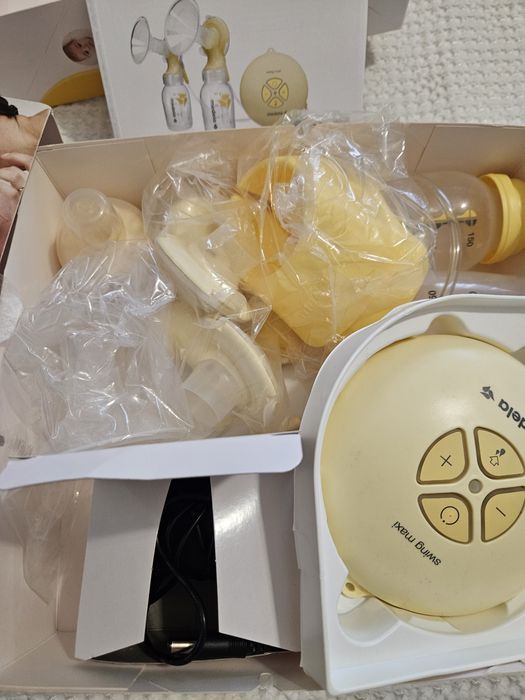 Bomba de extração de leite elétrica dupla, Medeia swing maxi