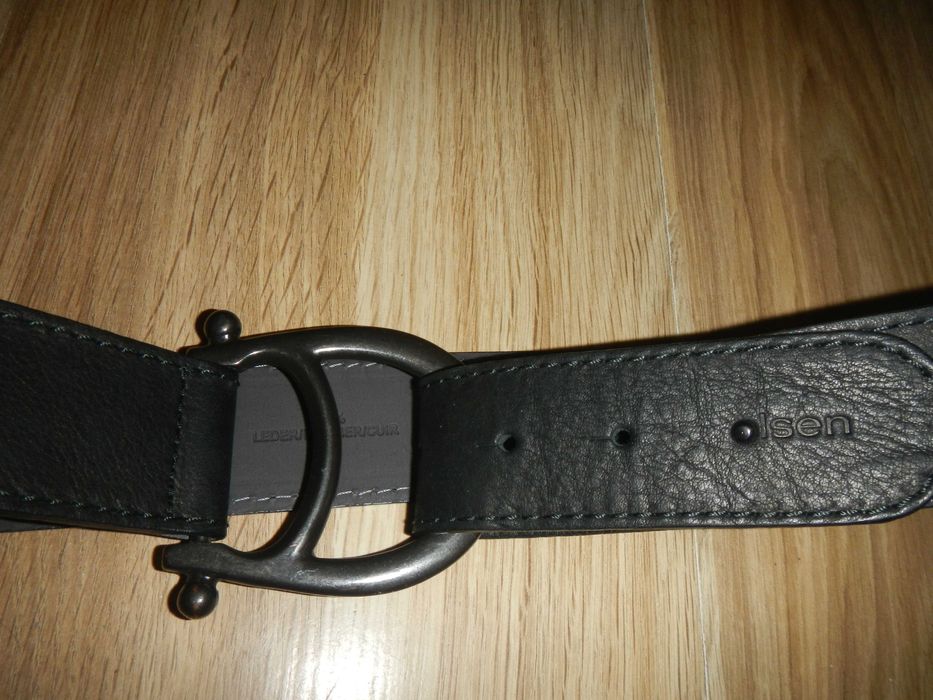 OLSEN skorzany wloski pasek 90 made in Italy 90cm 34inch