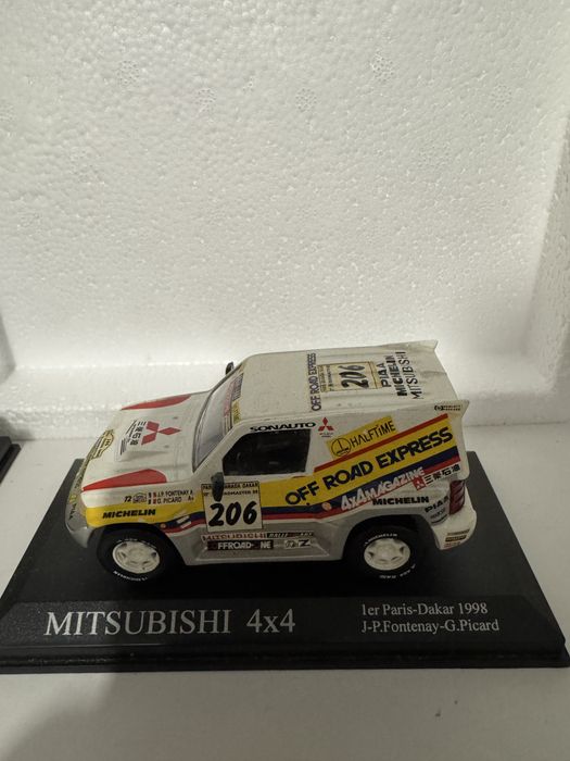 Miniaturas de rally Mitsubishi 1:43