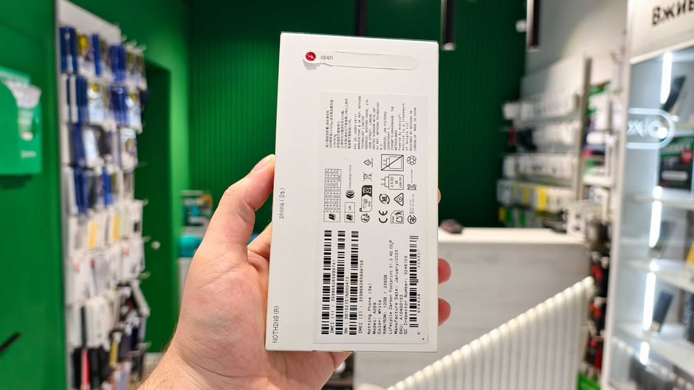 Магазин NEW Nothing Phone (3a) 12/256GB Black/White Гарантія