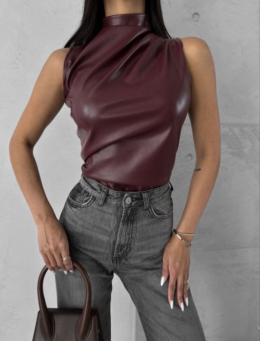 Продам Топ кожзам