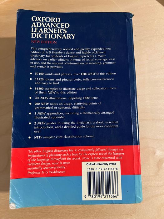 Dicionário de inglês