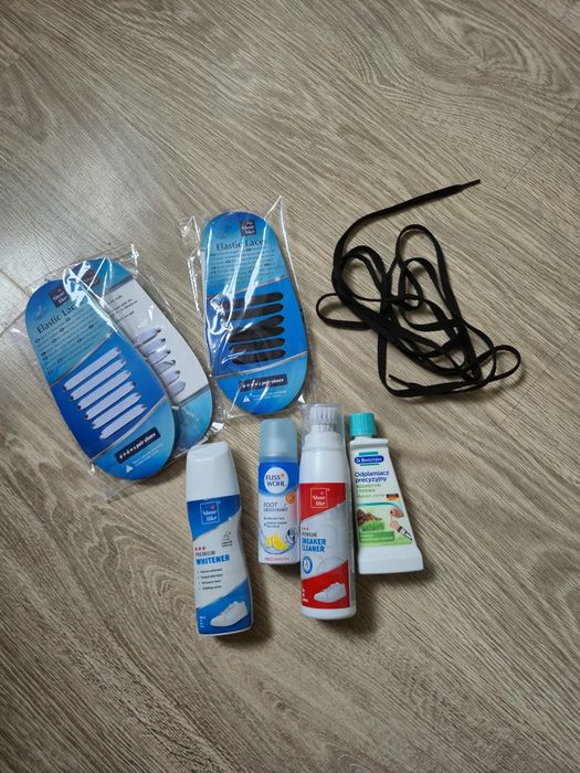 Zestaw do pielęgnacji butów + sznurówki