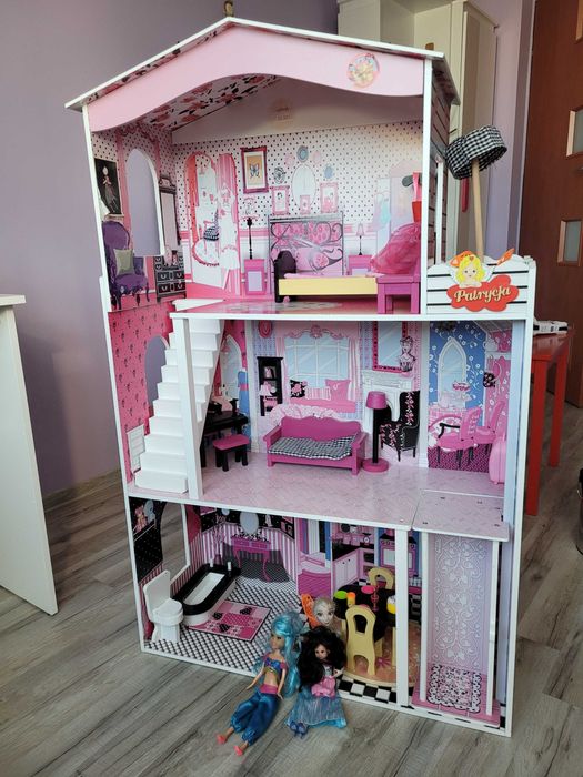 Drewniany domek dla lalek MIAMI ECOTOYS