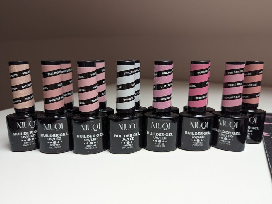 Żele do paznokci Niuqi w pędzelku