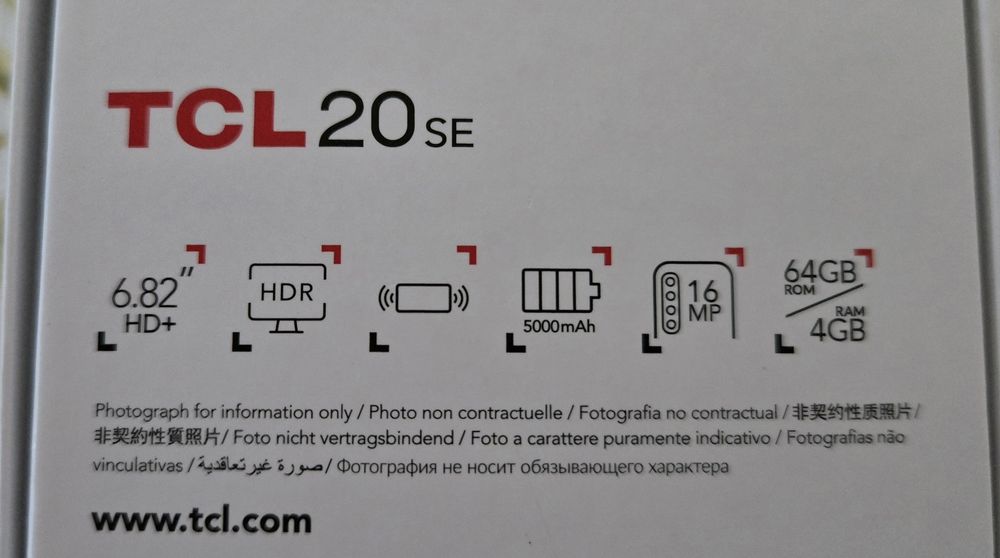 TCL 20 SE para peças