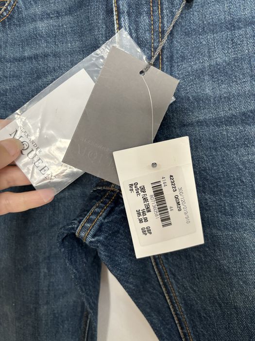 Nowe cropped jeans Alexander Mcqueen Mqueen L