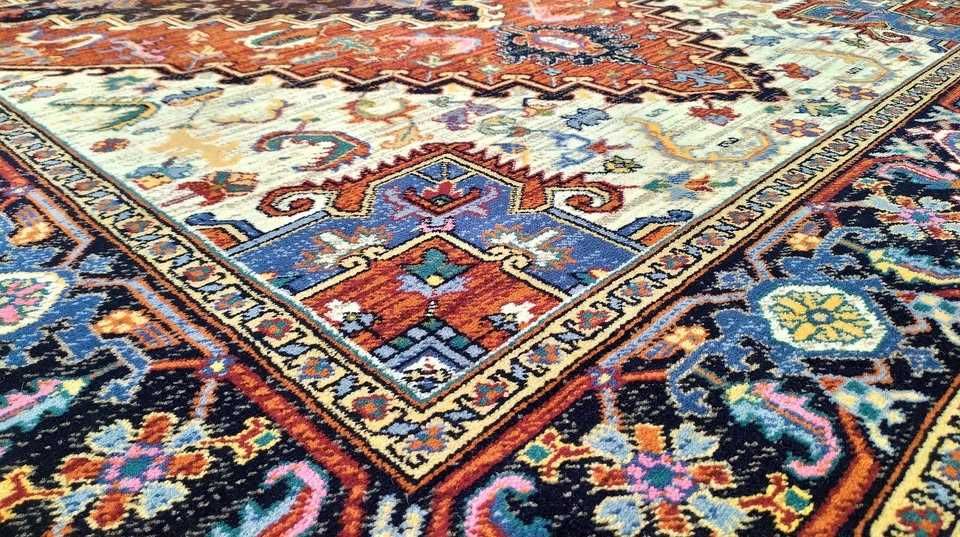 Tapete oriental novo - 100% lã natural