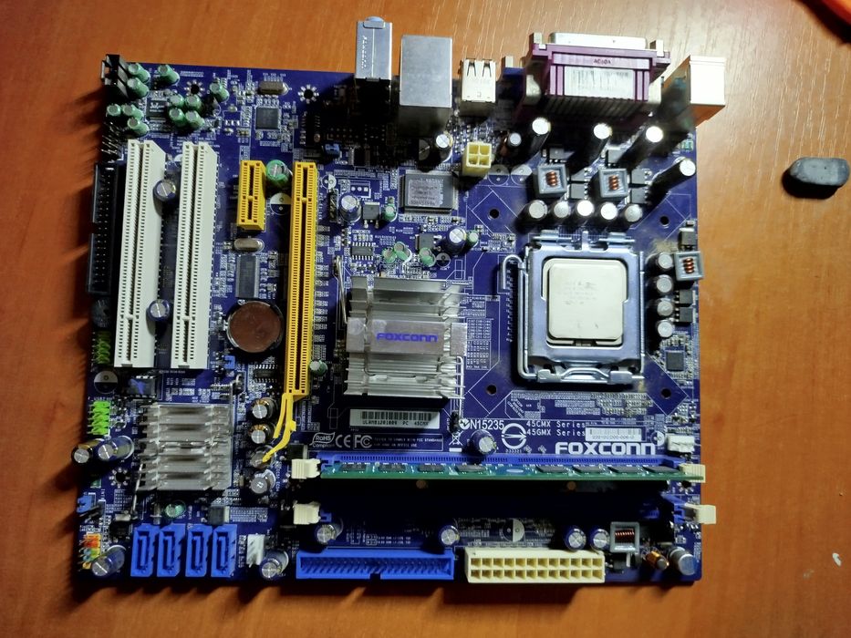 Комплект мат. плата + проц + озу(775)сокет