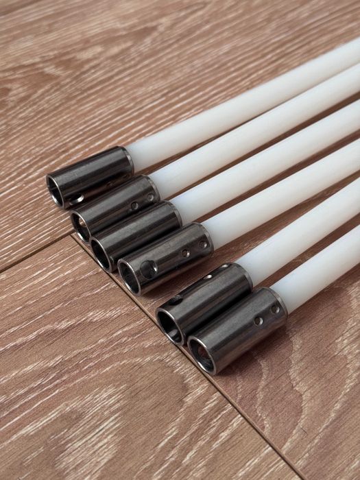 Długa 6-metrowa lanca do czyszczenia komina ze szczotką na wkrętarke